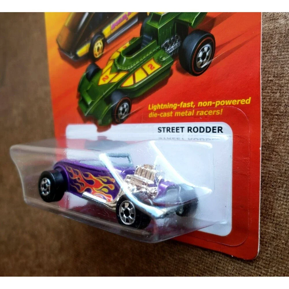 2011 Hot Wheels STREET RODDER FORD Dark Blue THE HOT ONES #W1584 Black Wall 1:64